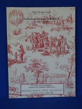 COLLECTION GEORGES NAUDET LOCOMOTION AERIENNE CATALOGUE DE VENTE 4-5/07/1984