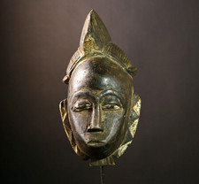 Masque Baule africain blason