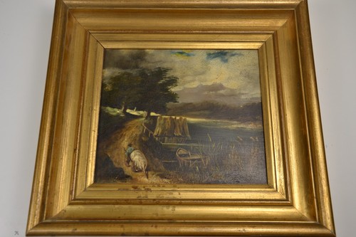 Tableau ancien huile - tableau,