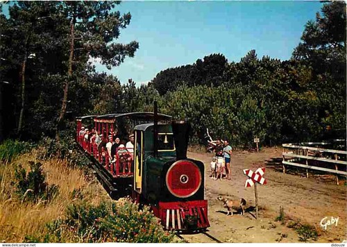 Carte postale trains ile - postale,