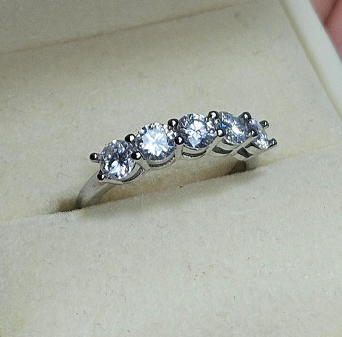 Bague moissanite pierres - bague,