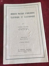 Livre Horloge Pendule memento Pratique Dhorlogerie Électrique Electronique L501