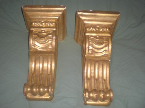 Paire consoles appliques - paire, de