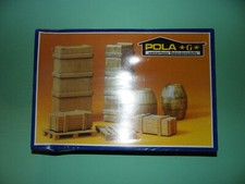 POLA maquette à monter caisses et tonneaux en bois  950 NEUF (n°2) échelle G