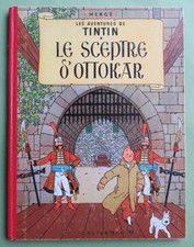 HERGE TINTIN LE SCEPTRE D'OTTOKAR - DOS ROUGE - 1958 - B25 - Bon état.