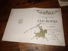 1902.Programme palais d'Orsay.Les boers.Bombled.Montoya.Mulder