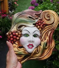 Masque ancien Vénitien en céramique