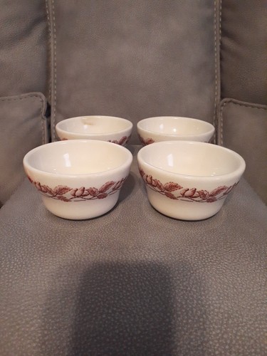 Vintage mcnicol china leaf red - mcnicol,