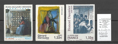 France yvert 222 223 - 222/223/224**,