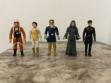STAR WARS VINTAGE LOT 5 FIGURINES 1977-82 KENNER MECANNO LOOSE BON ÉTAT