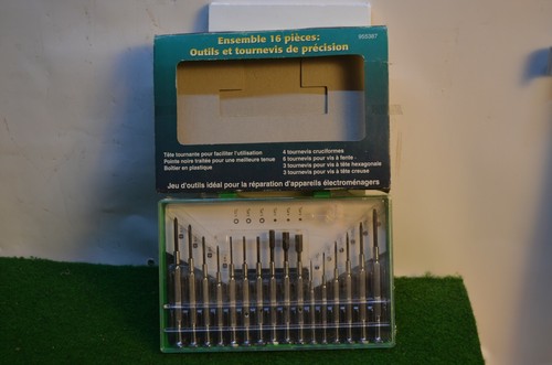 Pieces outil tournevis - 16,