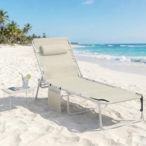 Folding outdoor tanning chair - tanning,