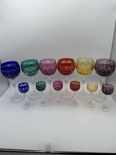 Grands verre cristal taillé - grands,