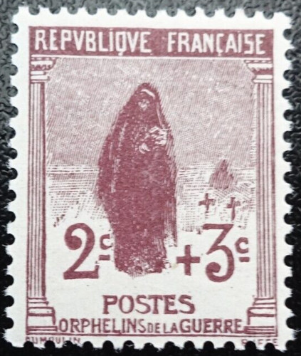 France timbre orphelins - timbre, la