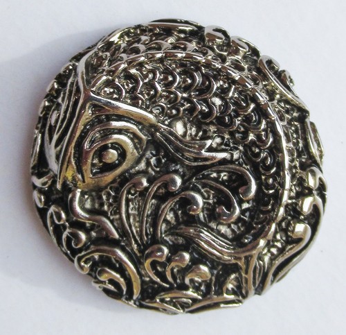 Badge broche carpe - carpe, koi