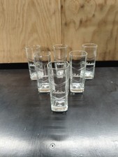 Lot 6 Verres Whisky Tube Chevron Ballantines 16,5cl Neuf