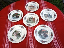 6 Anciennes Assiettes à