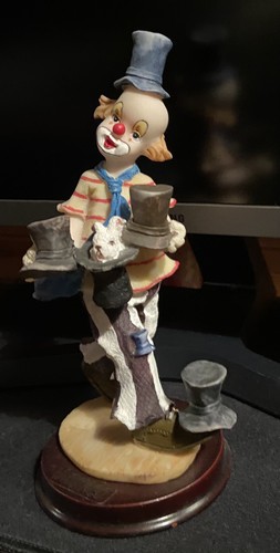 Clown figurine résine - clown,