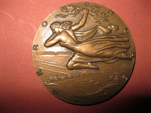 Médaille bronze porte - médaille, porte-avions