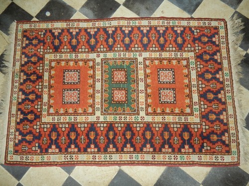 Tapis persan ancien fait main - ancien,