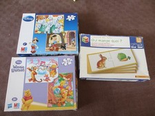 Lot de 3 boîtes de puzzles, 2 à 5 ans, MBPuzzles et Fnac éveil et jeux