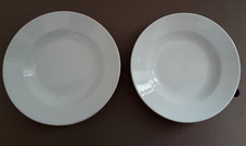 ASSIETTES CREUSES BLANCHES