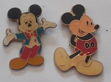 lot 2 pins disney mickey