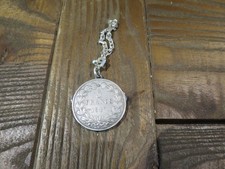 Antique ELOI Pernet Coin Pocket Knife & File Tool; French Silver 1847- 5 Francs