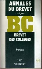 Annales du brevet corrigees - brevet des colleges - francais - 1982 - n° 9, Unkn