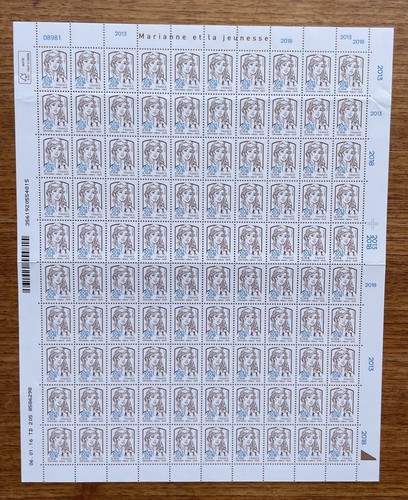 Timbres france 2018 bloc - timbres,