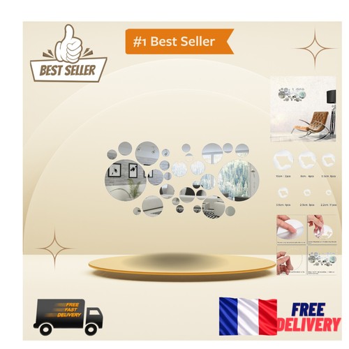 Autocollants muraux miroir - autocollants,