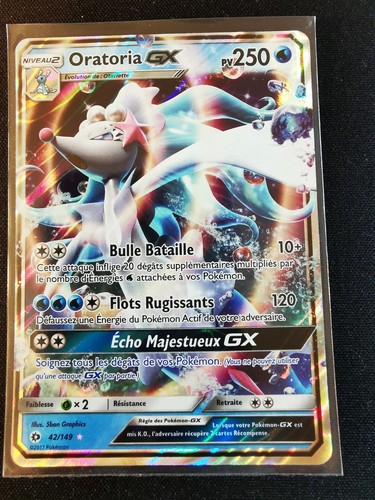 Carte pokémon oratoria - carte,