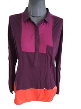 Très Beau Haut Polo Coton Bordeaux The Kooples 36 Tbe