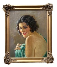 ART DECO Female Portrait