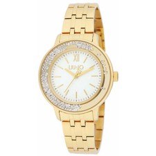 Montre Femme LIU JO Luxury DANCING OLYMPIA TLJ1918 Acier Inoxydable d'Or Blanc