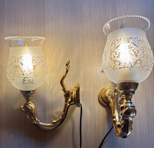 Paire lampes appliques - lampes,