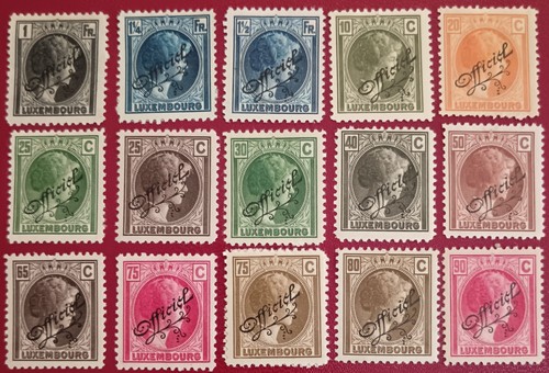 Antique luxembourg stamps - antique,