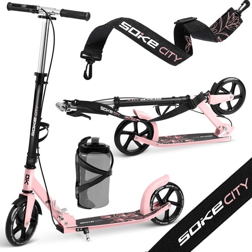 Soke city scooter noir - noir, rose