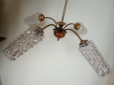 Lustre 4 feux - tulipe