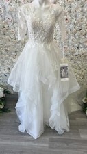 Pronovias white wedding dress - white,