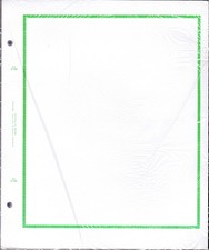 Feuilles personnalisées FO Blanche - Yvert et Tellier