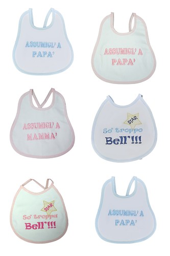 Bavettes bavagliini 100 coton - bavettes,