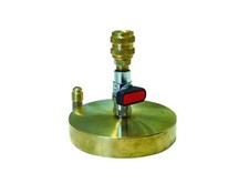 TECNOGAS Support En Laiton 1/4 Pour Bouteilles De 1Kg De Gaz Réfrigérant 11453