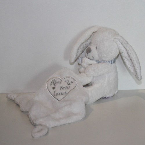 Doudou lapin pommette - pommette,