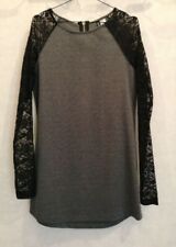 Robe tunique grise manches