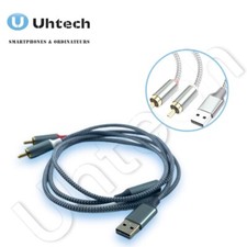 Câble USB vers 2 RCA