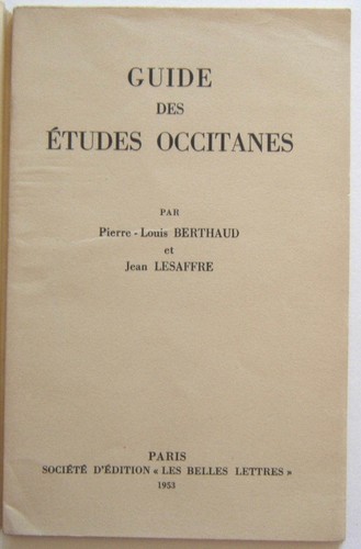 Berthaud guide des - berthaud., études