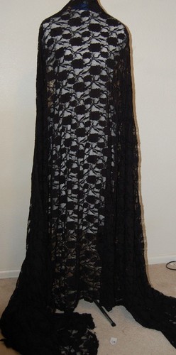Gorgeous floral black stretch - floral,