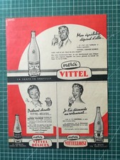 1238 belle Publicité circa 1960 Vittel délice ou Vitelloise