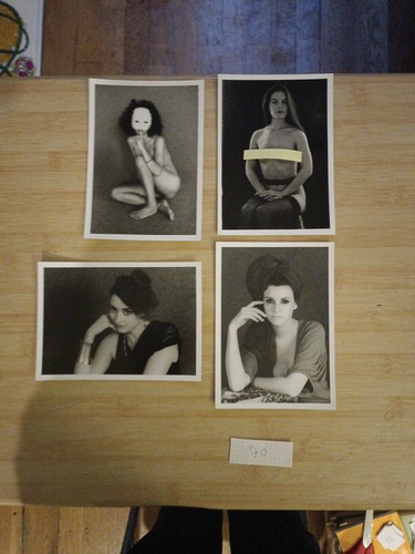 Lot photos argentique nu - de,